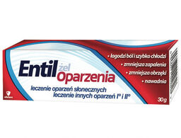 Entil Oparzenia, żel łagodzący po oparzeniu słonecznym, 30