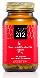LABS212 Witamina B1 Kokarboksylaza z Tiaminą, 60 kapsułek
