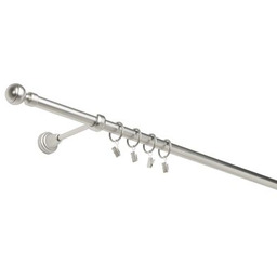 Karnisz pojedynczy 19 mm chrom mat I 240