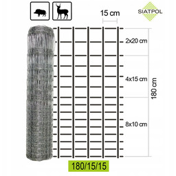 Siatka Autostradowa Leśna L 180/15/15 skoble 50m