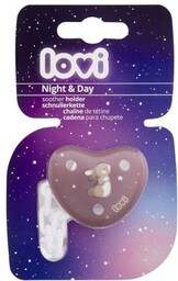 LOVI Night & Day Soother Holder Girl łańcuszek