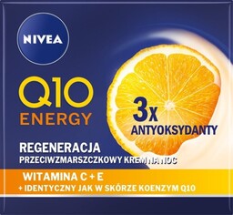 NIVEA Q10 Energy Przeciwzmarszczkowy Krem na noc Regeneracja