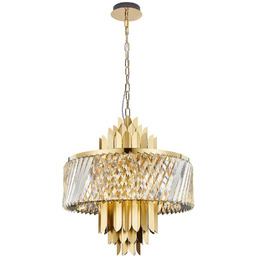 MILAGRO Żyrandol MARGOT ML0409 oprawa w kolorze złotym