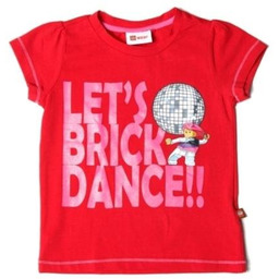 Lego Wear, T-shirt dziewczęcy, Brick Dance, rozmiar 104