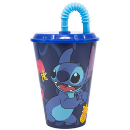 Kubek Stitch ze słomką z kolekcji Palms 430ml
