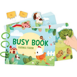 Janod Busy Book Farma Książeczka z zadaniami J03339