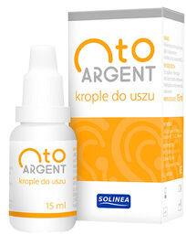 Otoargent, krople do uszu, 15 ml