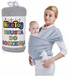 Chusta do noszenia NIEMOWLĄT nosidełko materiałowe elastyczne tkanina