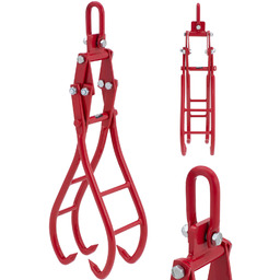 Kleszcze chwytak do kłód pni drewna bali samozaciskowy