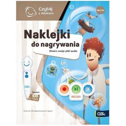 Zabawka edukacyjna ALBI Czytaj z Albikiem Naklejki
