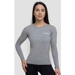 GymBeam Damska koszulka z długim rękawem Basic Grey