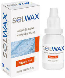 Solwax Active, krople do uszu, 15 ml