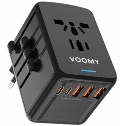 Voomy Y30 Adapter Podróżny 3x Usb-a 2x Usb-c