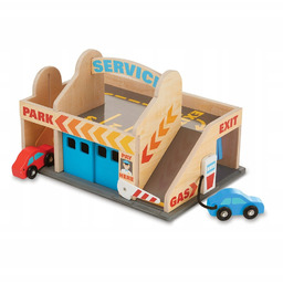 Melissa & Doug Parking dla autek Drewniane klocki