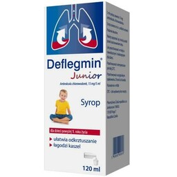 Deflegmin Junior syrop 15mg/5 ml, 120ml