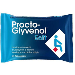 Procto-Glyvenol Soft Chusteczki nawilżane, 30 szt. - łagodzące