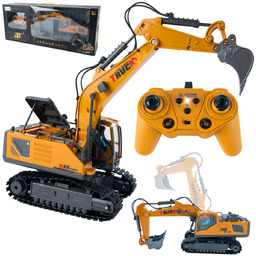Koparka Gąsienicowa Zdalnie Sterowana RC Pilot Ruchome Ramię