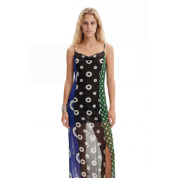 Desigual Sukienka midi bieliźniana geometryczne wzory
