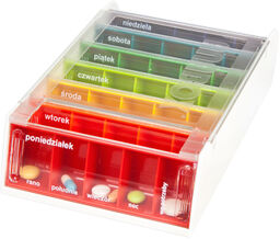 Anabox, kasetka do leków tygodniowa, 5-komorowa