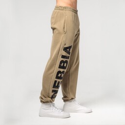 NEBBIA Spodnie dresowe GYMBRO Beige