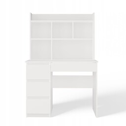 Biurko Mijas Lewe Z Nadstawką Biały 98x51x146