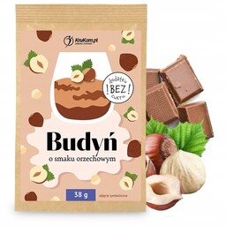 Budyń o smaku orzechowym z czekoladą 38g bez