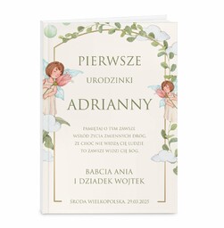 Biblia rozmiar M z nadrukiem dla dziewczynki