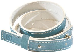 damski skórzany pasek HORSEFEATHERS CALISTA BELT (emerald)