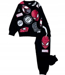 Dres chłopięcy 122 Marvel Spiderman bluza+spodnie komplet dresy