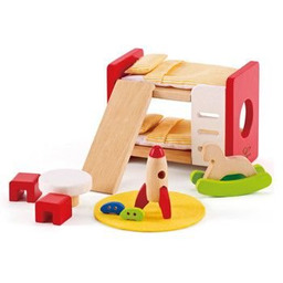 Hape, wyposażenie domku dla lalek Pokój dziecięcy
