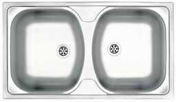 DEANTE Zlewozmywak Techno ZMU 3200 Stalowy