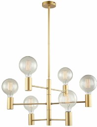 Loftowa LAMPA wisząca VEVA MDM3339/6 GD Italux industrialna
