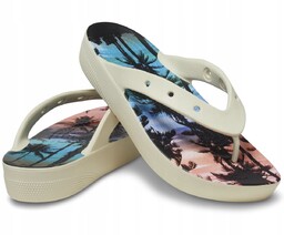 Japonki Damskie Crocs Platform Retro Flip 38-39