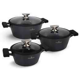 Zestaw Zwieger Black Stone garnków 6 el.