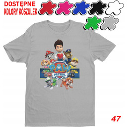 Dziecięca Koszulka Z Nadrukiem Psi Patrol Duży Wybór