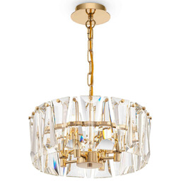 LAMPA wisząca PUNTES MOD043PL-04G Maytoni szklana OPRAWA okrągły
