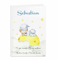 Biblia rozmiar M z nadrukiem dla chłopca