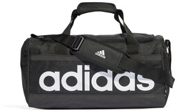 Torba adidas Essentials Linear Duffel Medium czarno-biała HT4742