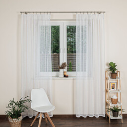 Markizeta Firana gotowa 145x245 001 biała Inez