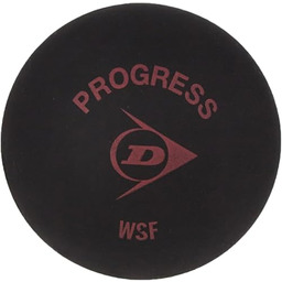 Dunlop Red-Dot_Sml D1SB700103 Piłka do Squasha, Czarny, 7.6