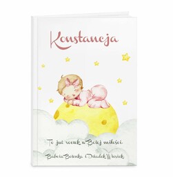 Biblia rozmiar M z nadrukiem dla dziewczynki