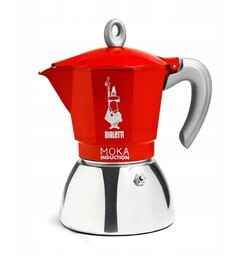 Bialetti New Moka Induction Red 6 tz