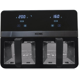 Frytkownica beztłuszczowa dwukomorowa KOENIC KAF 924224 B Czarny