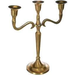 Atmosphera Świecznik 3-ramienny, aluminiowy stojak na świece