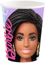 Kubeczki urodzinowe Barbie - 250 ml - 8