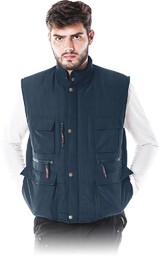 BEZRĘKAWNIK OCHRONNY OCIEPLANY REIS KORMORAN; GRANATOWY (4XL)