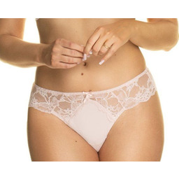 Stringi VICTORIA - pudrowy róż