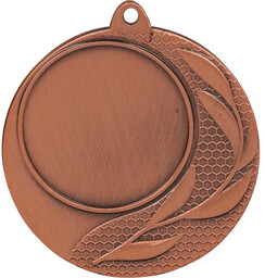 Medal stalowy brązowy z miejscem na emblemat 40mm