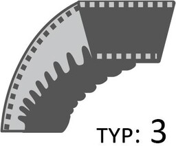 Pasek Stiga napęd pośredni /13x1054/ A-1134901201