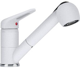 FRANKE Bateria PRINCE II Pull-Out Spray biały polarny